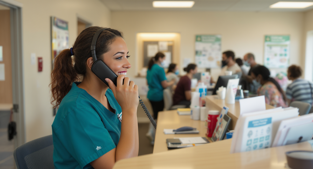 ai receptionist for urgent care clinics - SalesCaptain