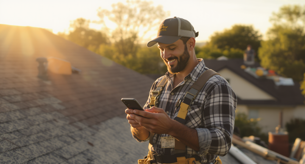 business texting for roofing companies - SalesCaptain