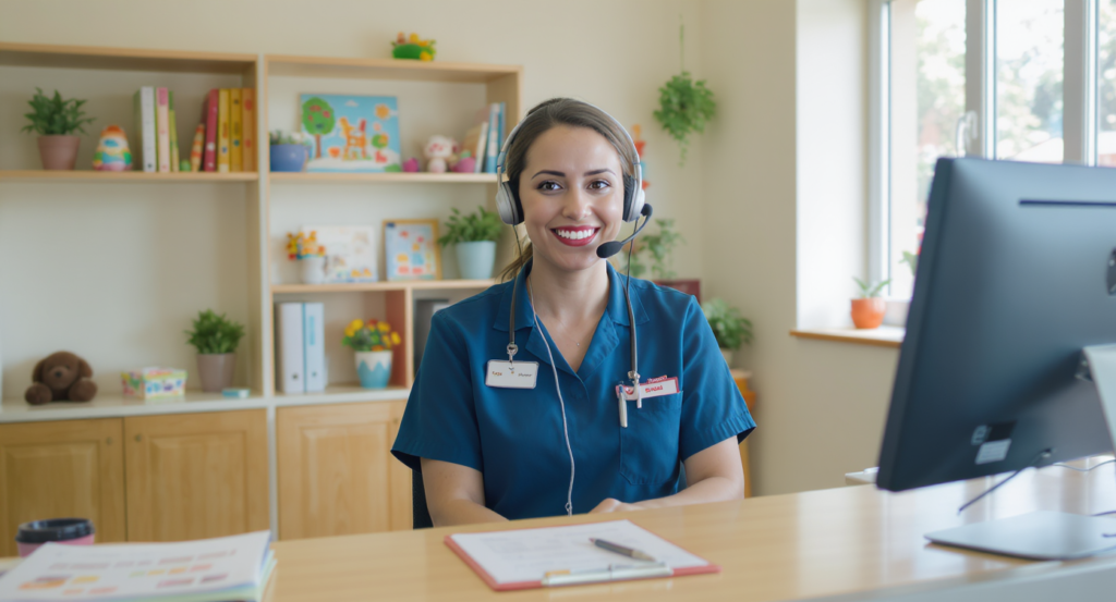 ai receptionist for pediatric practices - SalesCaptain