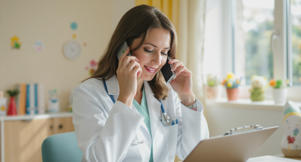 ai phone agent for pediatric practices - SalesCaptain