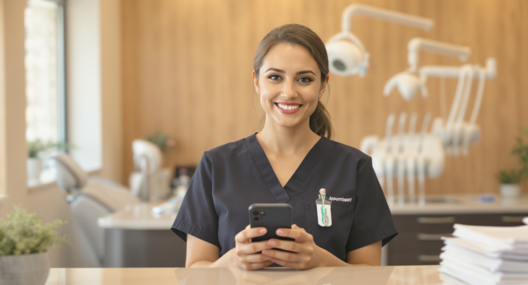 two way texting for dental practices - SalesCaptain
