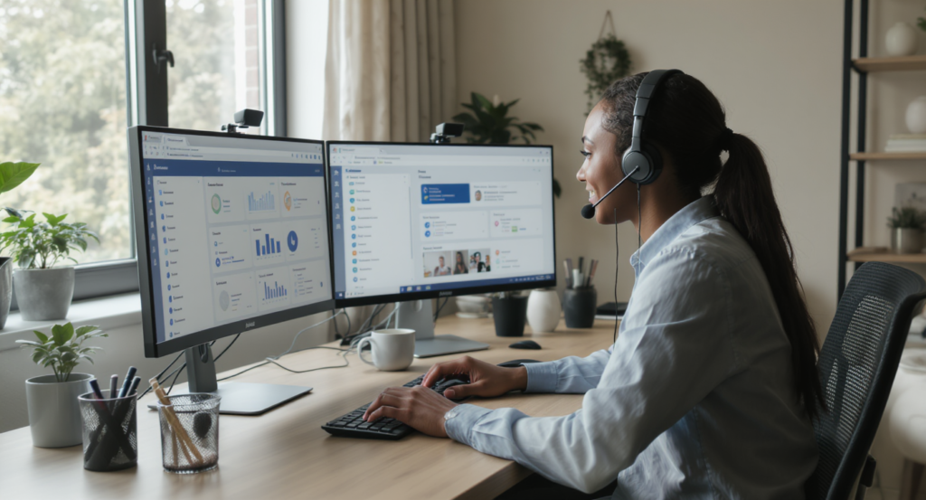 virtual assistant agency - SalesCaptain