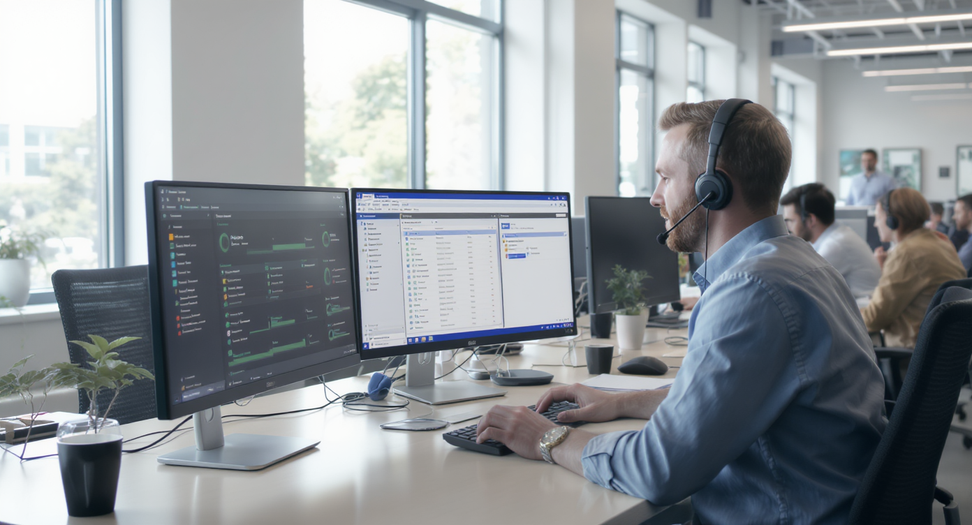 call flow for call center - SalesCaptain