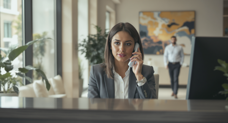 vonage virtual receptionist - SalesCaptain