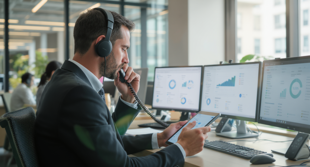 salesforce integration for business phone system - SalesCaptain