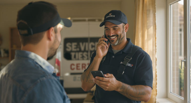 housecall pro integration with business texting - SalesCaptain