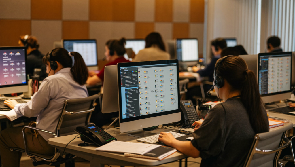average calls per day call center - SalesCaptain