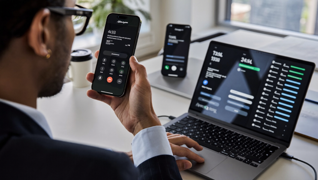 forward calls and text messages to another phone - SalesCaptain