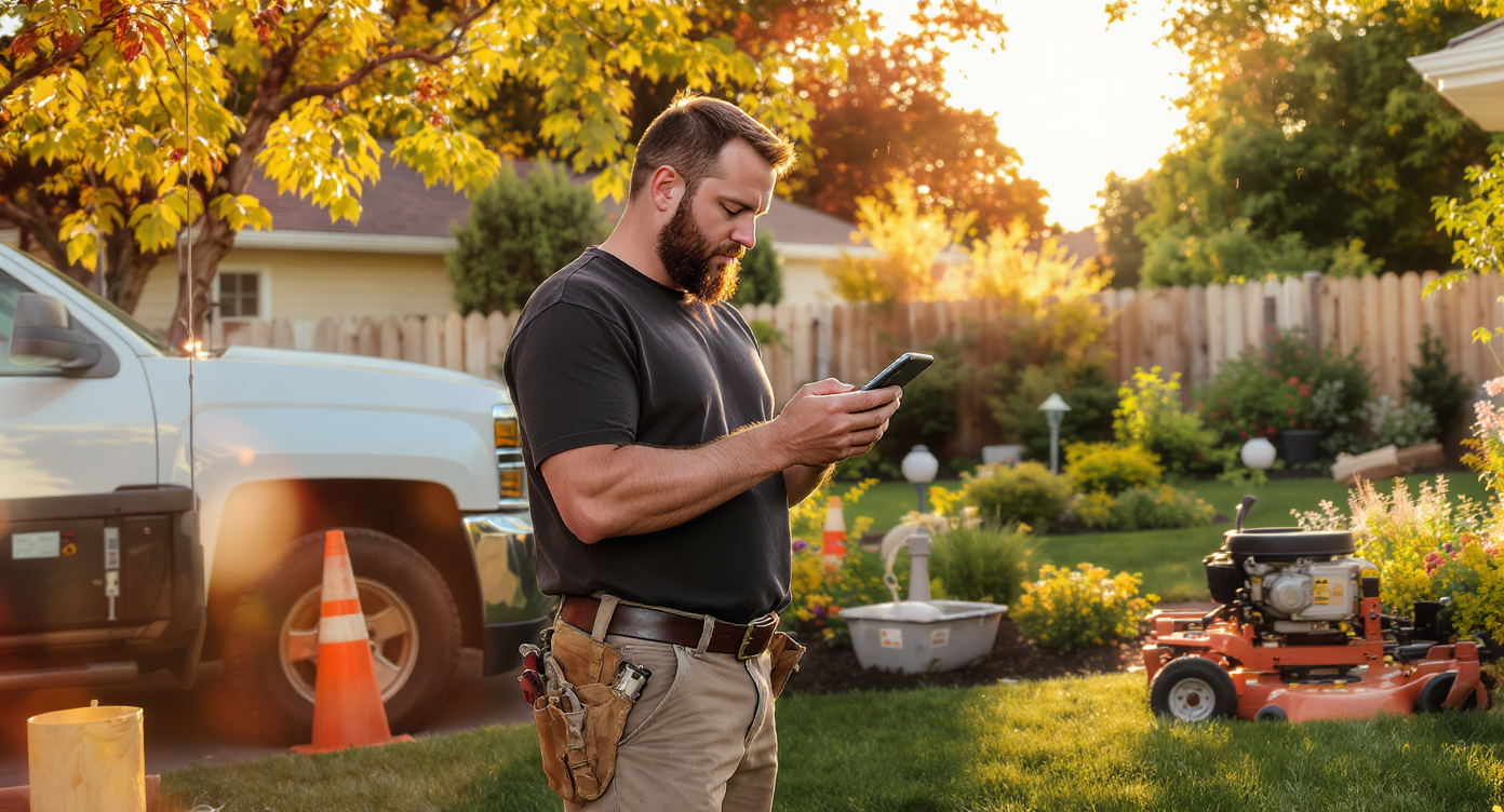 missed call text back for landscaping companies - SalesCaptain