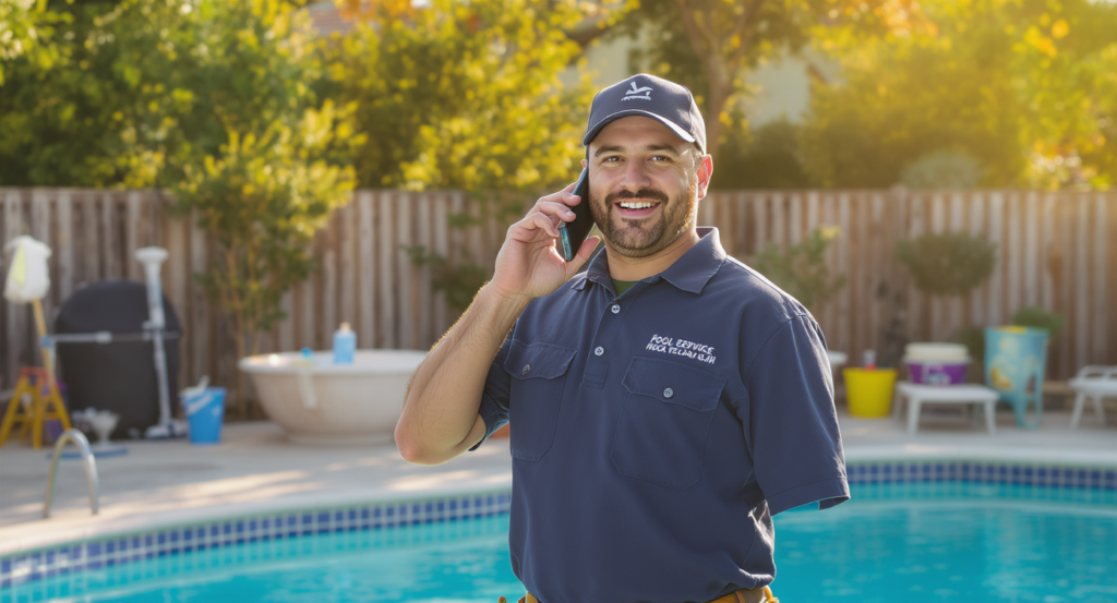 ai phone agent for pool service companies - SalesCaptain