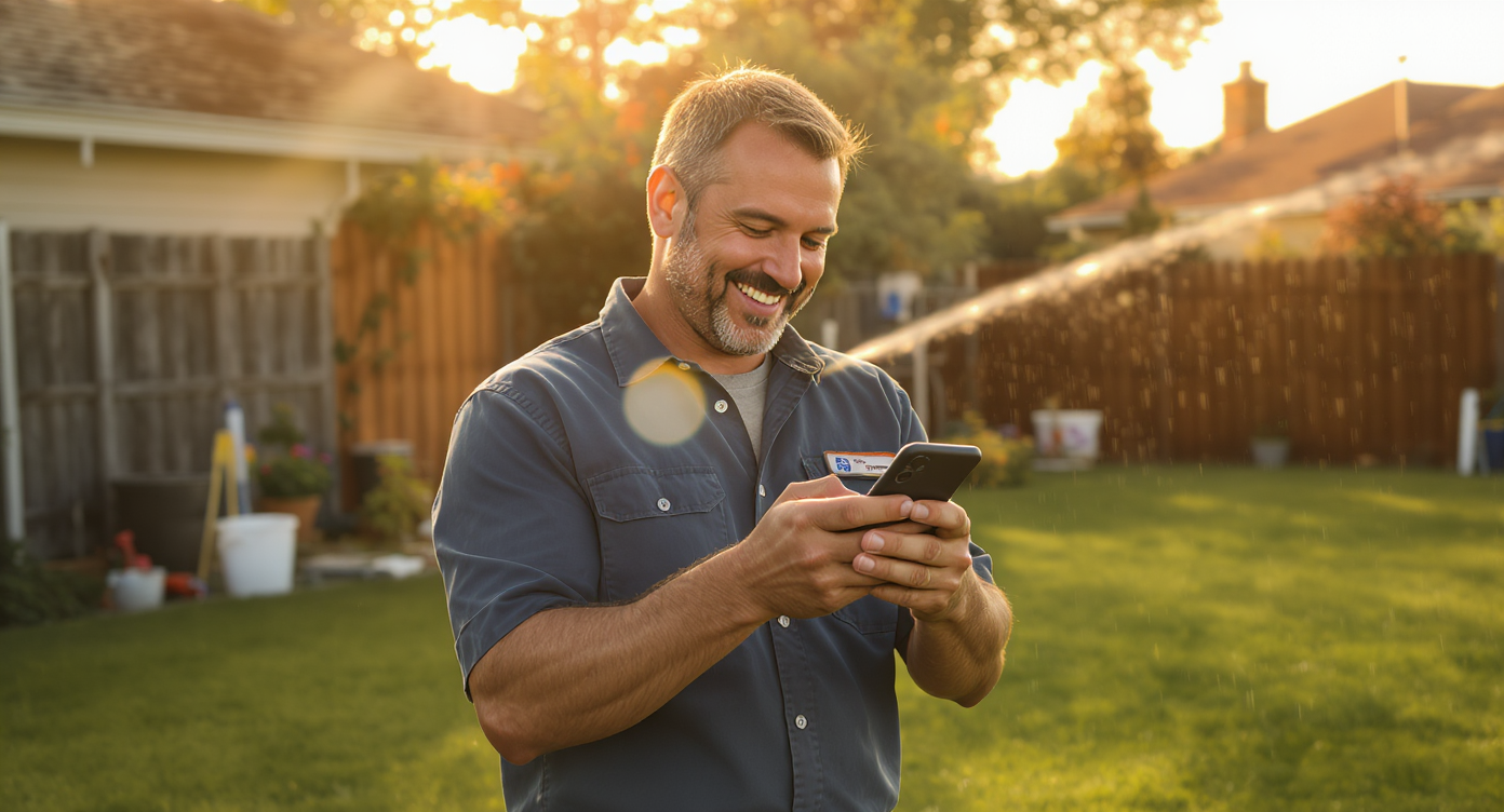 missed call text back for irrigation companies - SalesCaptain