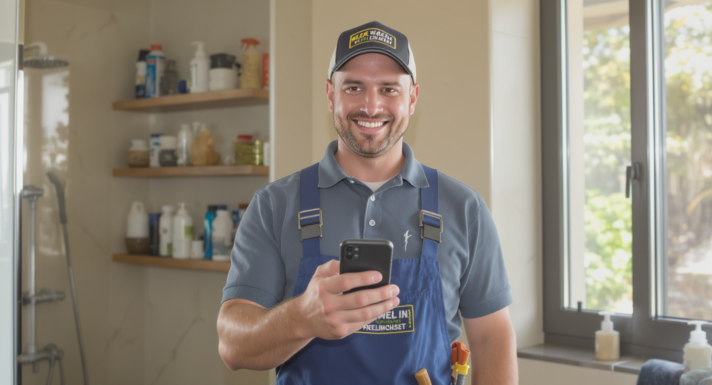 automated review requests for plumbers - SalesCaptain