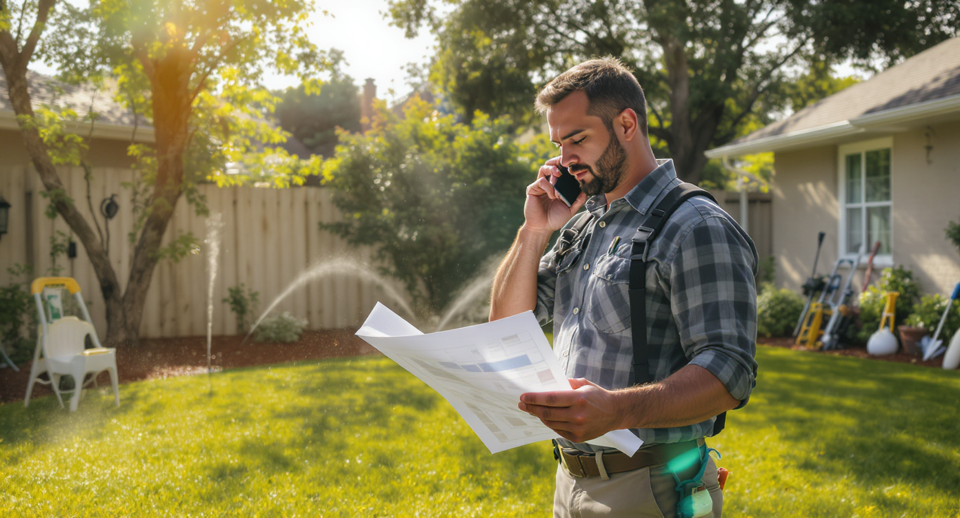 ai phone agent for irrigation companies - SalesCaptain