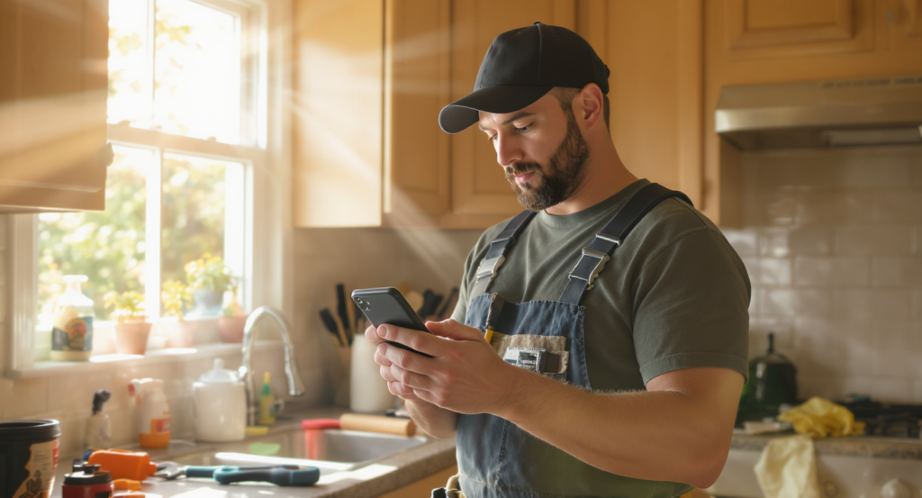 missed call text back for handyman services - SalesCaptain