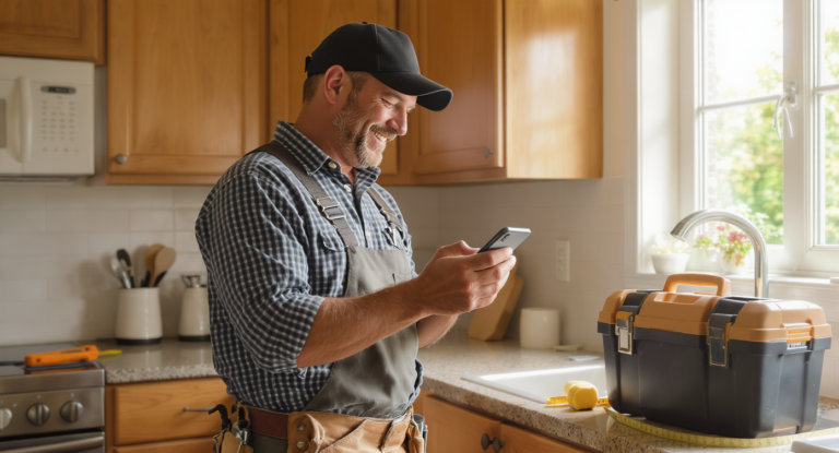 two way texting for handyman services - SalesCaptain