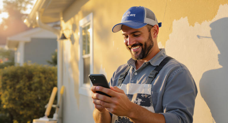 missed call text back for painting contractors - SalesCaptain