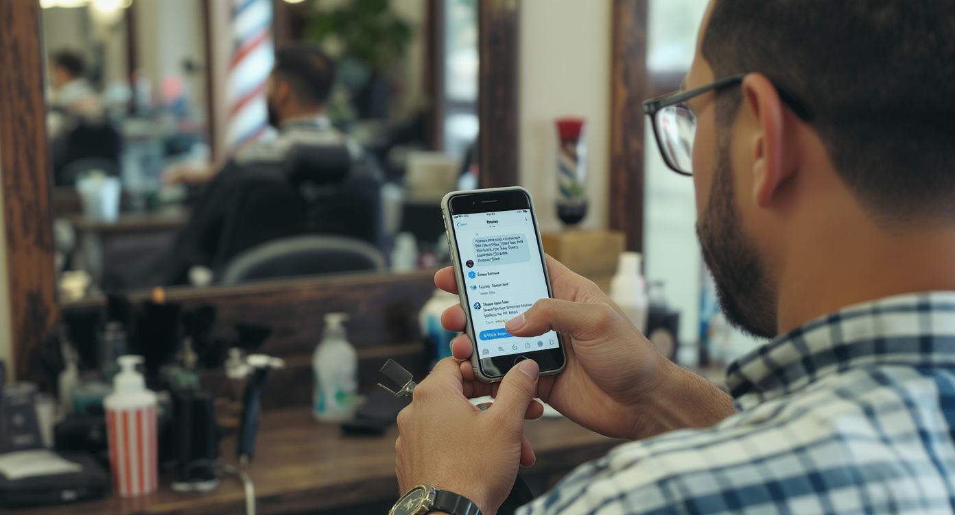how to automate customer follow up for barbershops - SalesCaptain