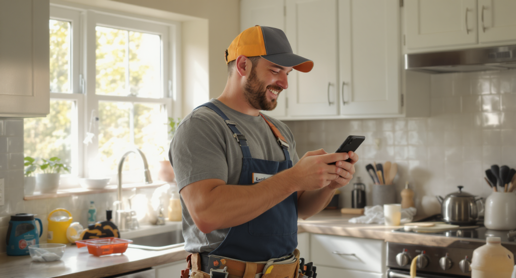 business texting for handyman services - SalesCaptain
