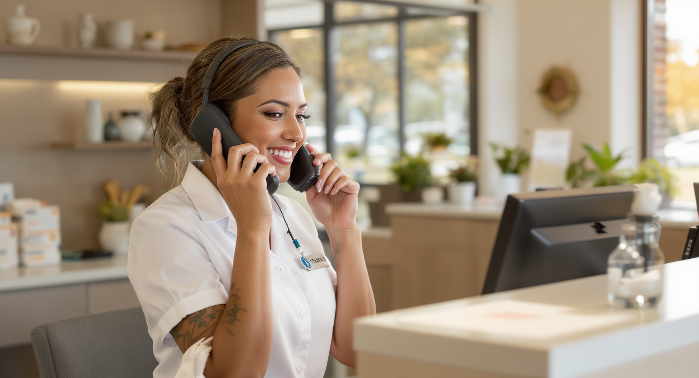 ai receptionist for dental practices - SalesCaptain